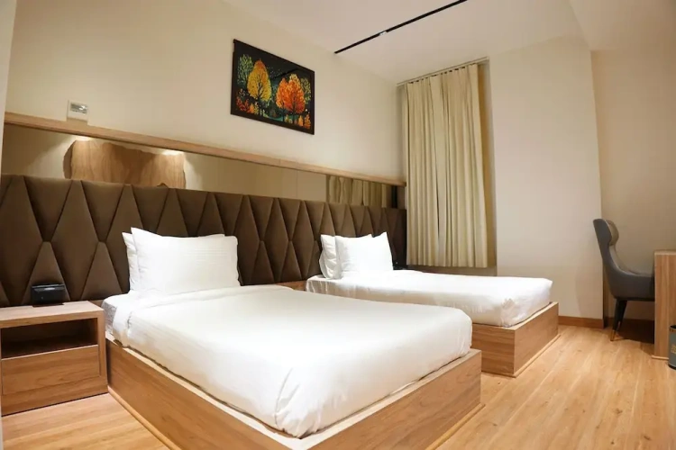 Deluxe Double room with city view
