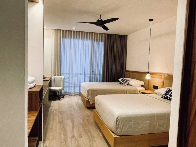 Standard Quadruple room with balcony