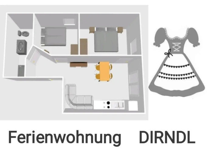 2 Bedrooms Apartment