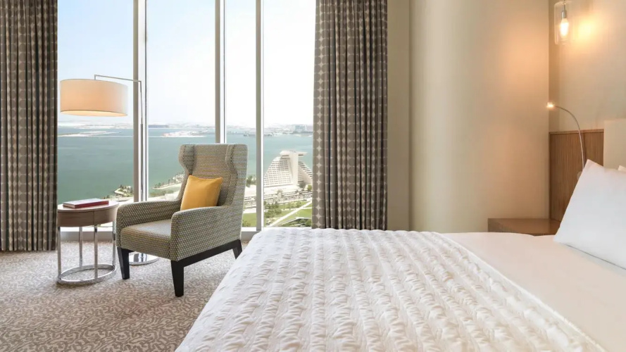 Standard Double Club room with sea view