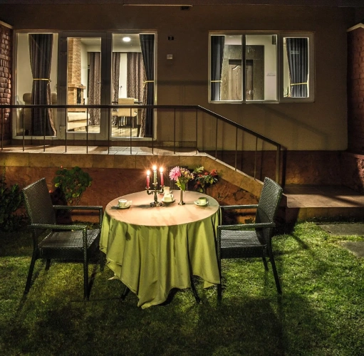 Villa with balcony and with view