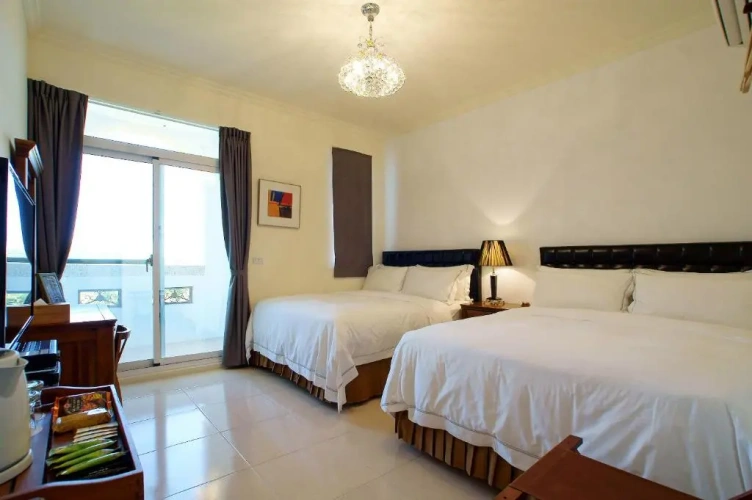 Standard Quadruple room with balcony and with view