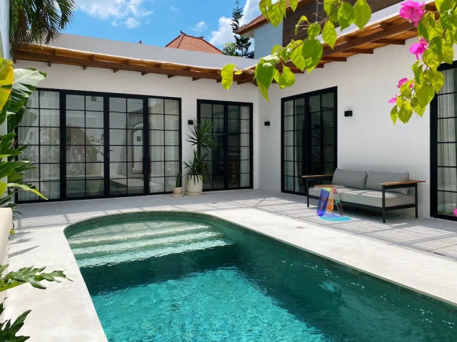 Splendid Villa Eden White Canggu Pool & 2 Bd