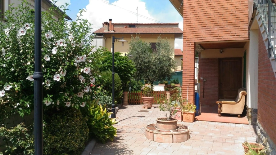 Outside