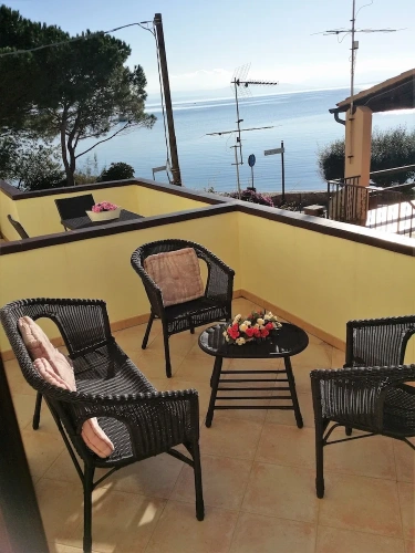 Standard Quadruple room with balcony and with sea view