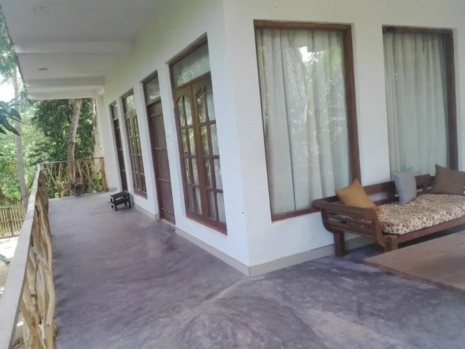 1 Bedroom Standard Twin Family room with balcony and with partial sea view
