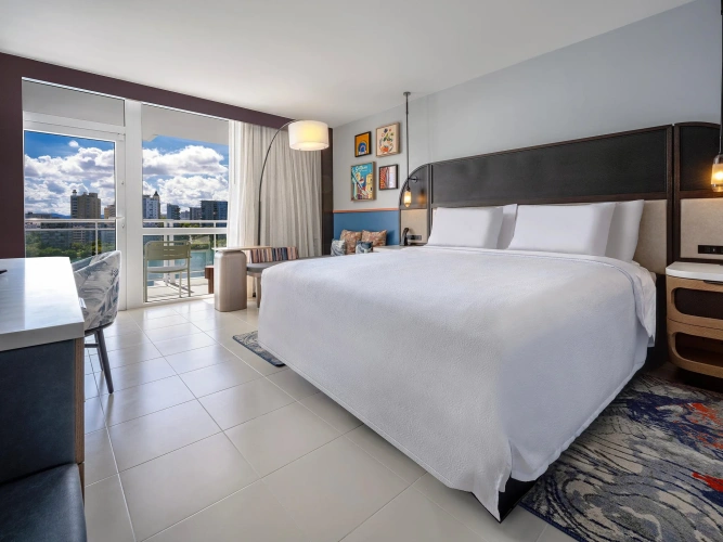 Standard Double room with balcony and with water view