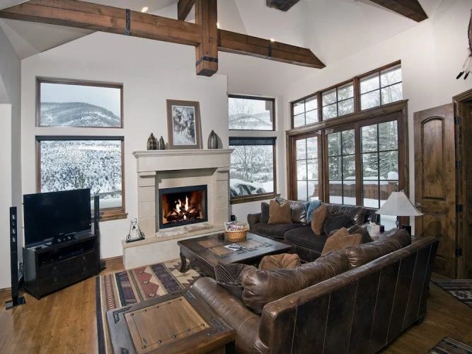 Cottage with balcony