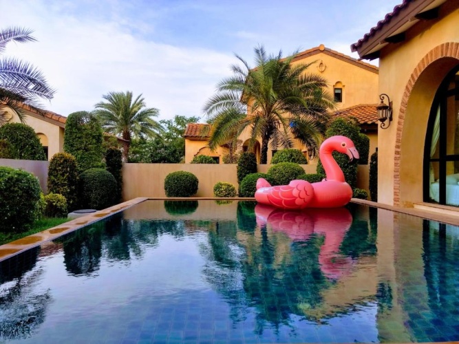 3 Bedrooms Double Villa with balcony and with garden view