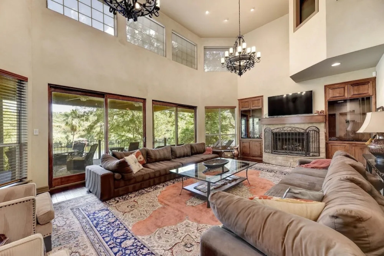 5BR 5BA Lake Austin Double Decker Boat House by RedAwning