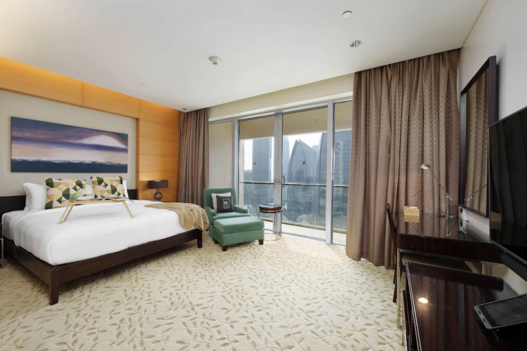 Maison Privee - Dazzling Studio w/ Direct Burj Khalifa Views