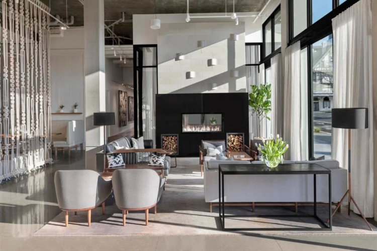 The Fort Sutter Sacramento, Tapestry Collection by Hilton
