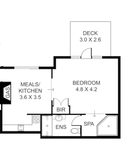 Double Suite with view