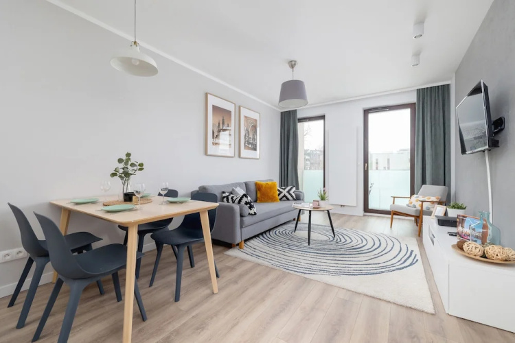 Subtle Grey Apartment by Renters
