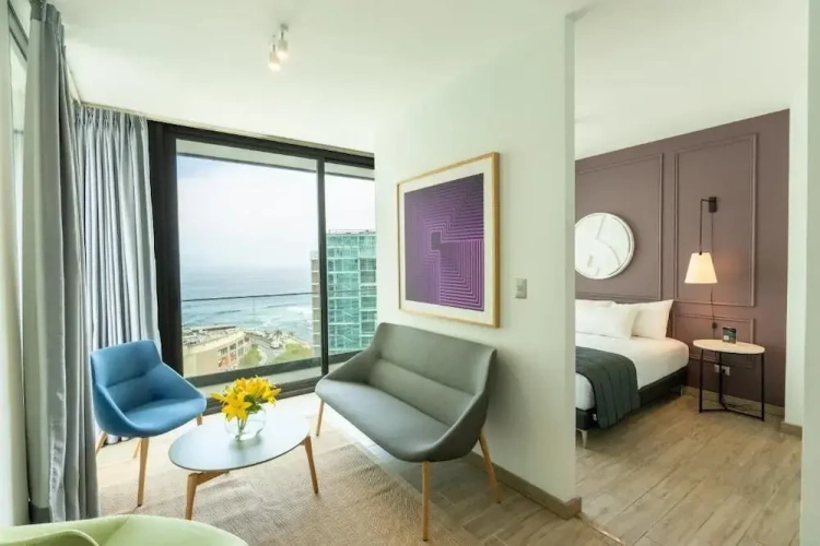 Executive Double Suite with balcony and with city view