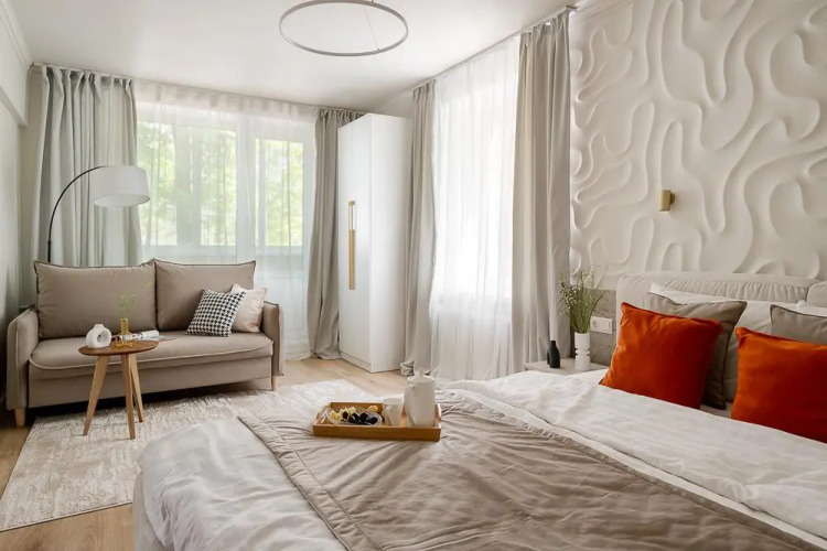 Фотография номера квартиры Kvart-Hotel (Кварт-Отель) на набережной Бережковская 10