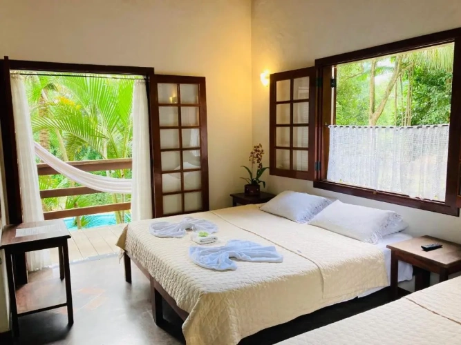 Superior Triple Suite with balcony and with garden view