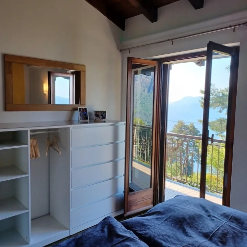Cottage with balcony