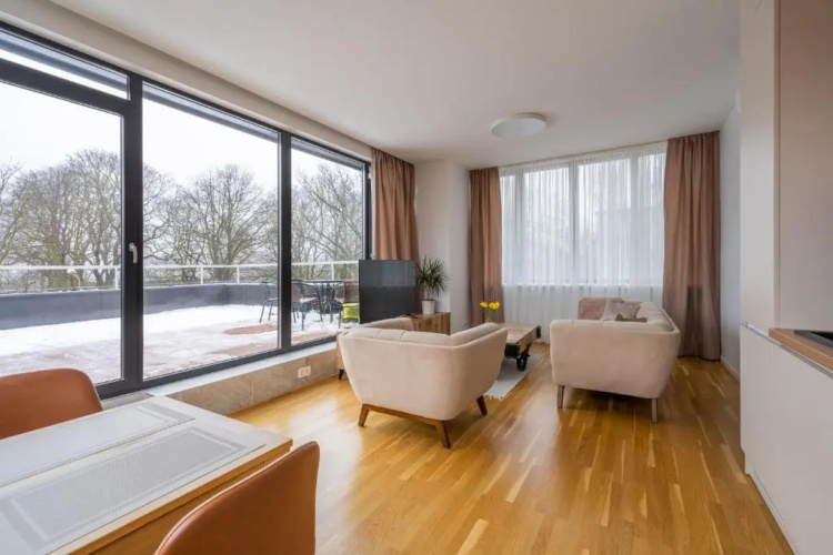 1-bedroom penthouse with underground parking