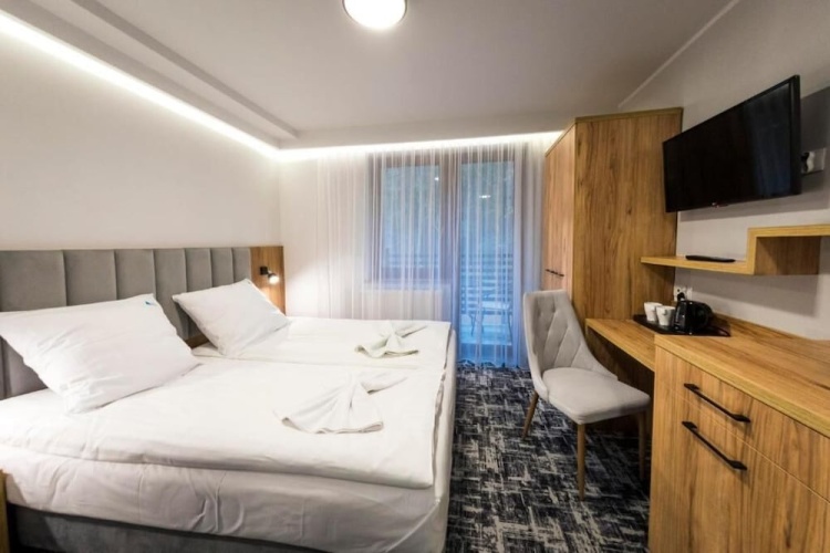 Deluxe Double room with balcony and with garden view