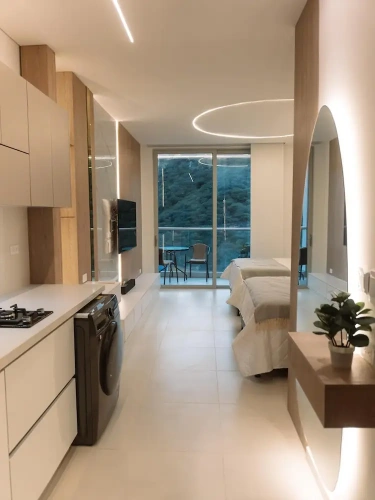 Apartment with balcony and with sea view