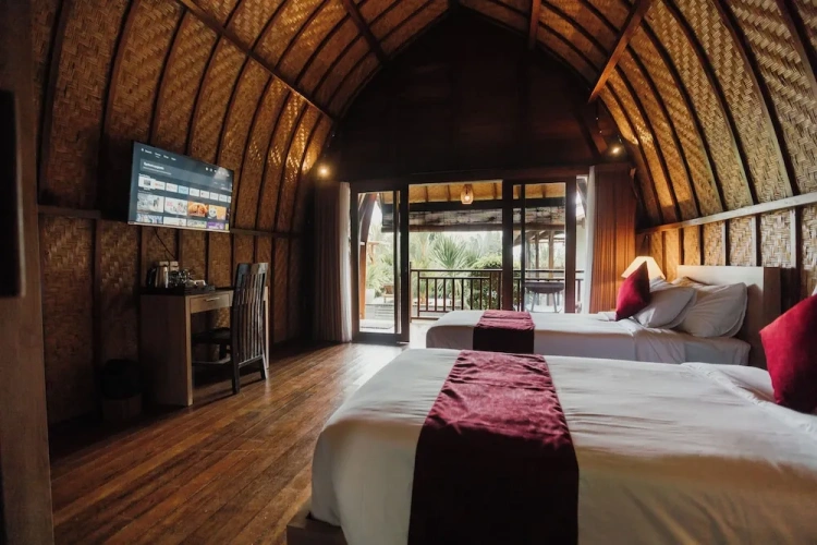 Deluxe Double room with pool view