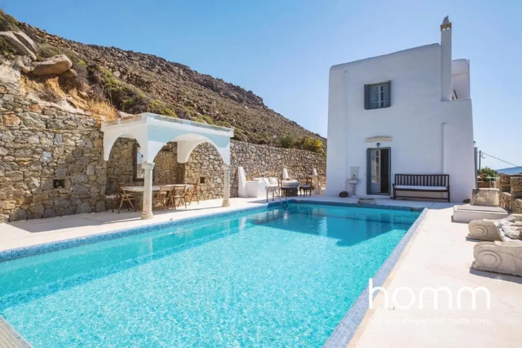 Cheerful Pool Cycladic homm 8ppl Mykonos