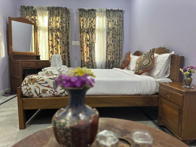 Deluxe Double room with balcony and with mountain view