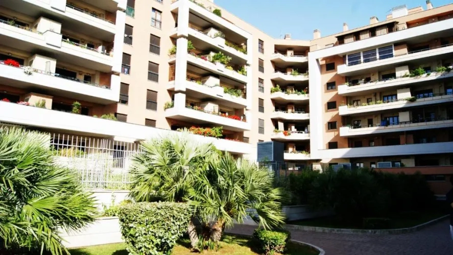 Apartment with balcony and with view