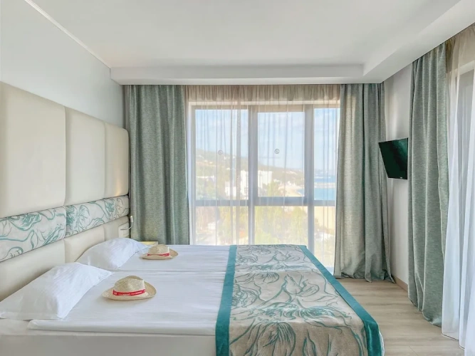 Standard Double room with balcony and with partial sea view