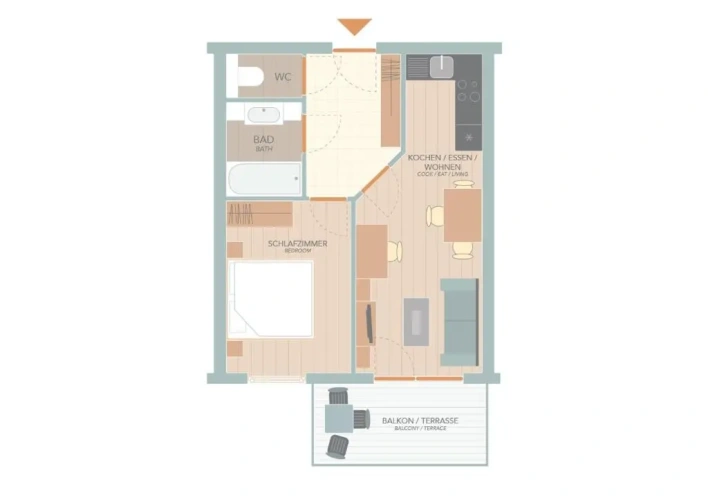 1 Bedroom Apartment