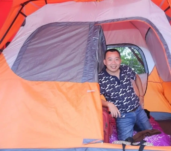 Tent beachfront