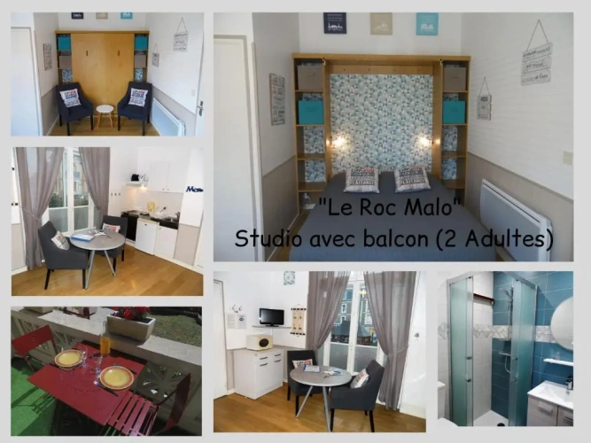 Studio with balcony