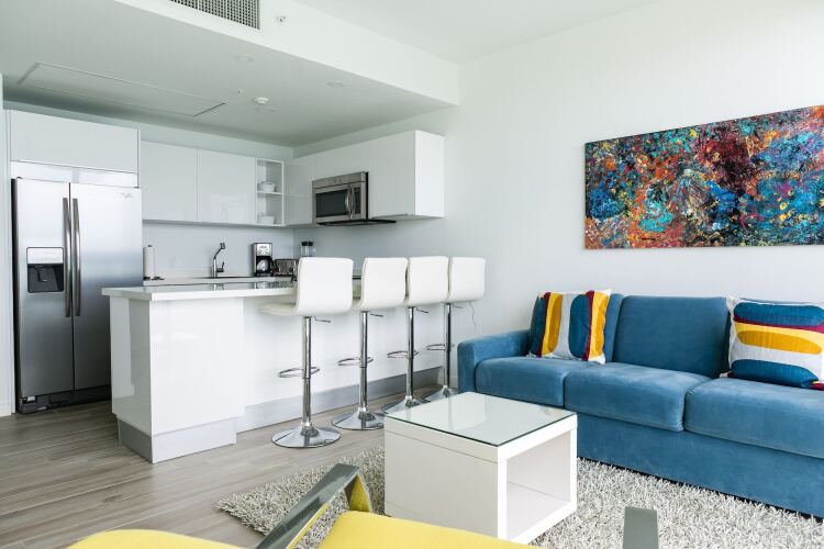 Blue ResidencesOver view