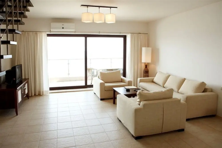 2 Bedrooms Family Apartment with balcony and with sea view