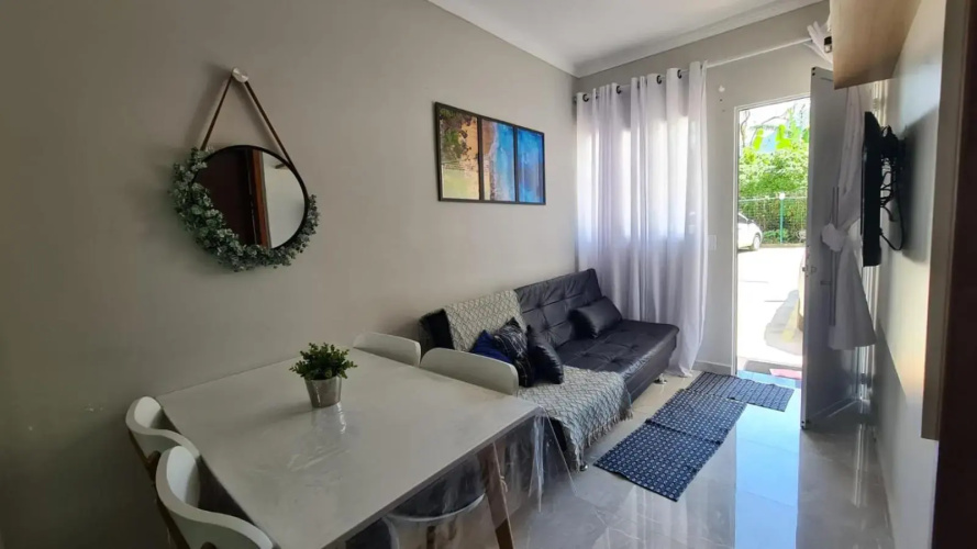 Apartamento Ubatuba com área gourmet