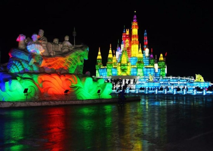 Outside