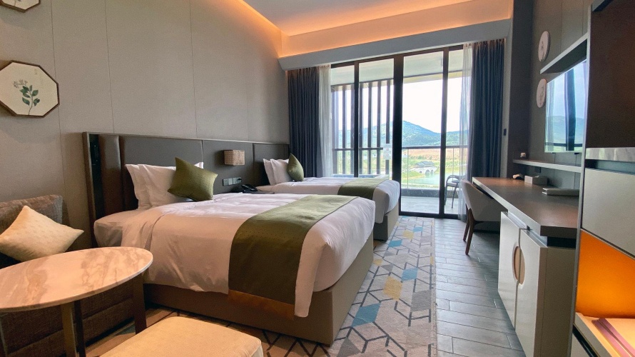 Standard Twin room with lake view