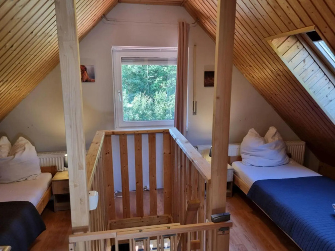 Ferienwohnung - Waldwasser mit Waldblick