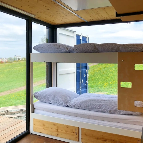 Studio with balcony and with view