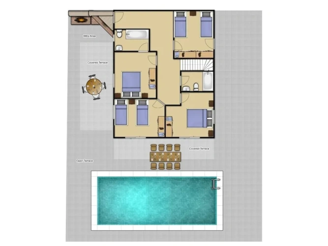 4 Bedrooms Villa