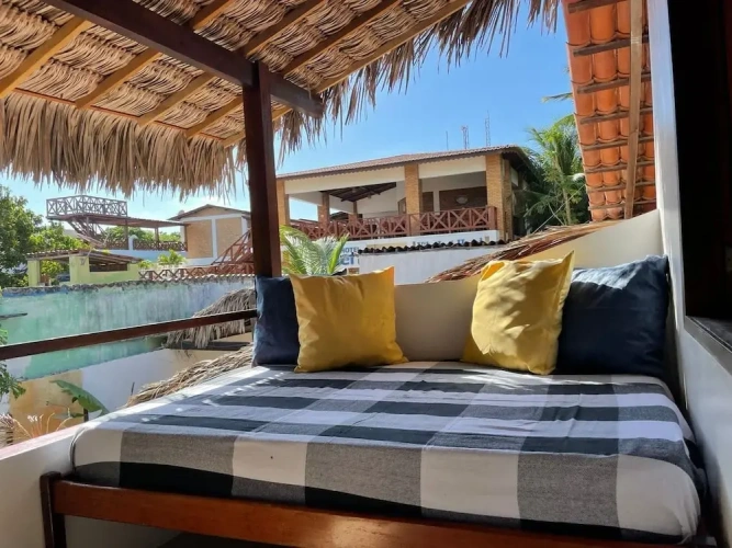 2 Bedrooms Family Apartment with balcony and with garden view