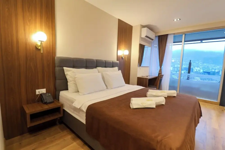 Deluxe Double room with balcony and with mountain view