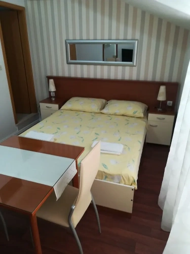 Studio with balcony
