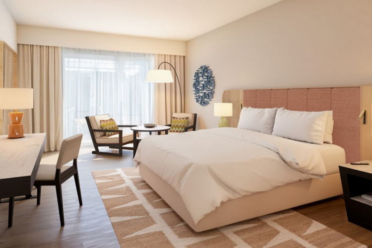 Classic Double room with balcony and with mountain view