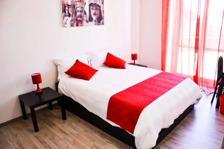 Standard Double room with balcony and with city view