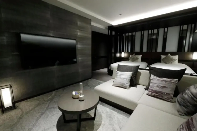Deluxe with Open-air Bath East Wing Twin Western Style room