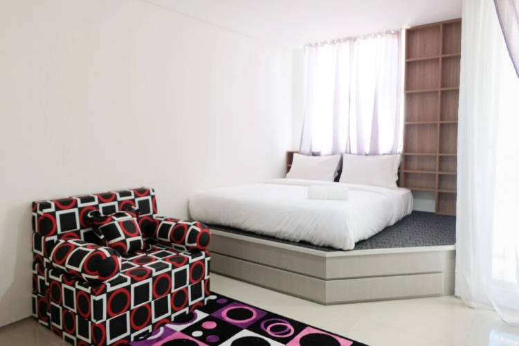 Modern City View Studio Apartment at Tuscany Residences