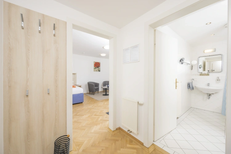Studio with balcony