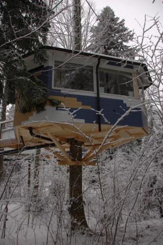 Cabanes perchées Les Nids